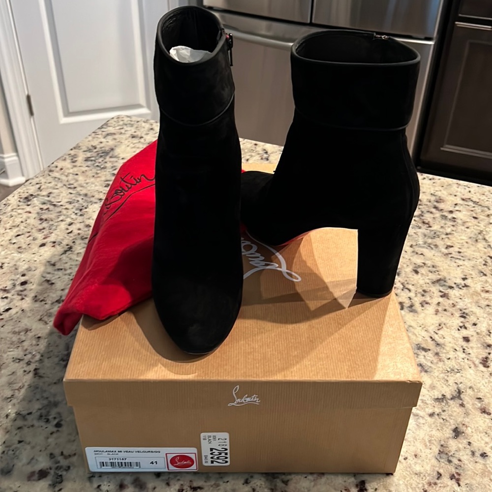 Christian Louboutin Suede Boots ❤️